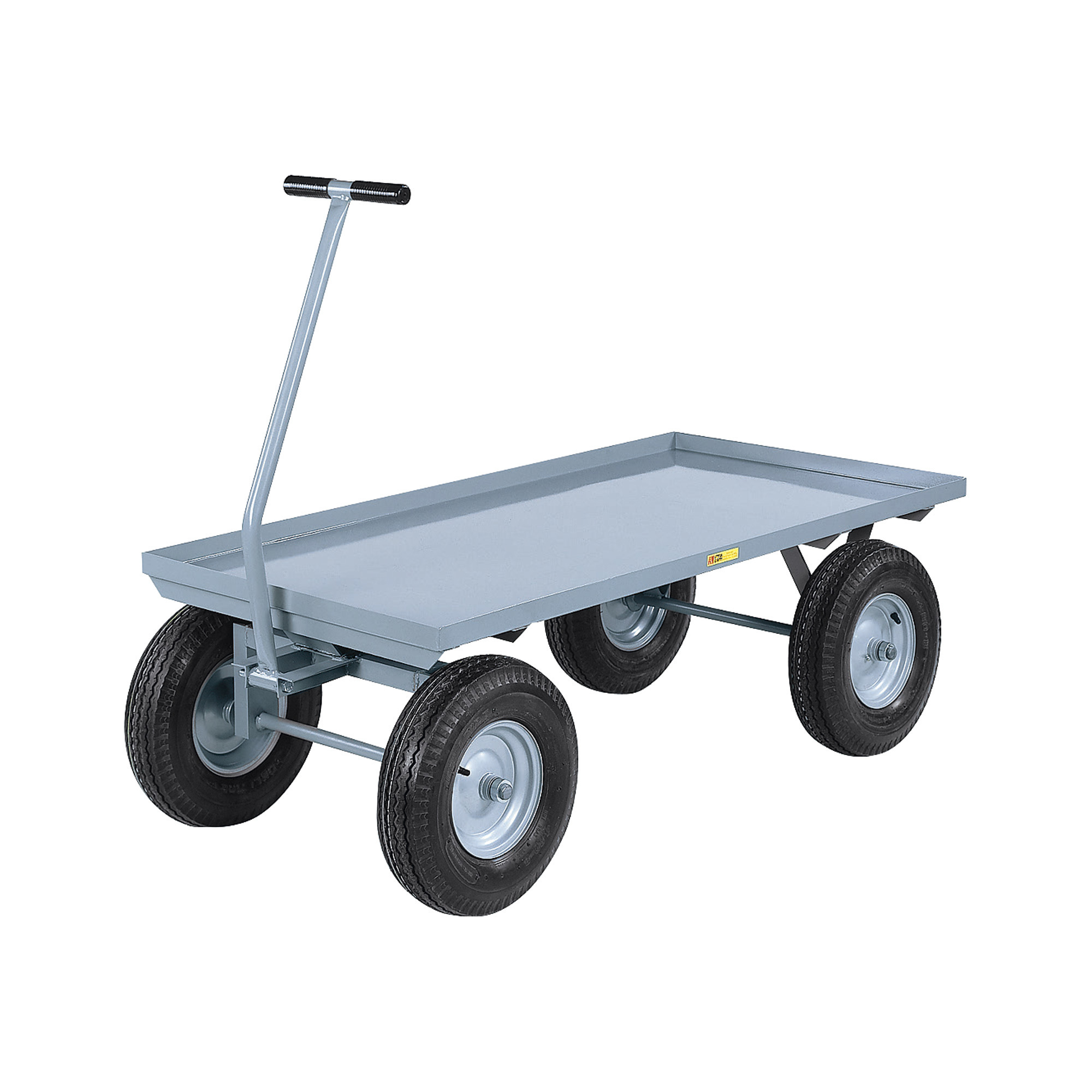Little Giant Wagon Cart - 3000-Lb. Capacity, 30in. x 60in. Steel Deck, 16in. Pneumatic Wheels, Model# CH-3060-16P